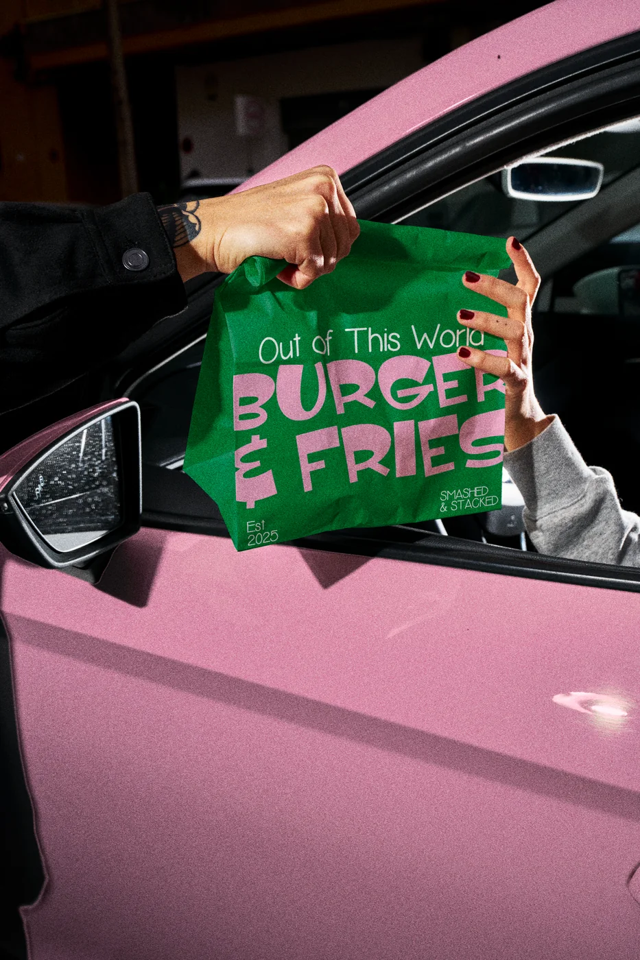 Burger & Fries retail identity by LIRCLE