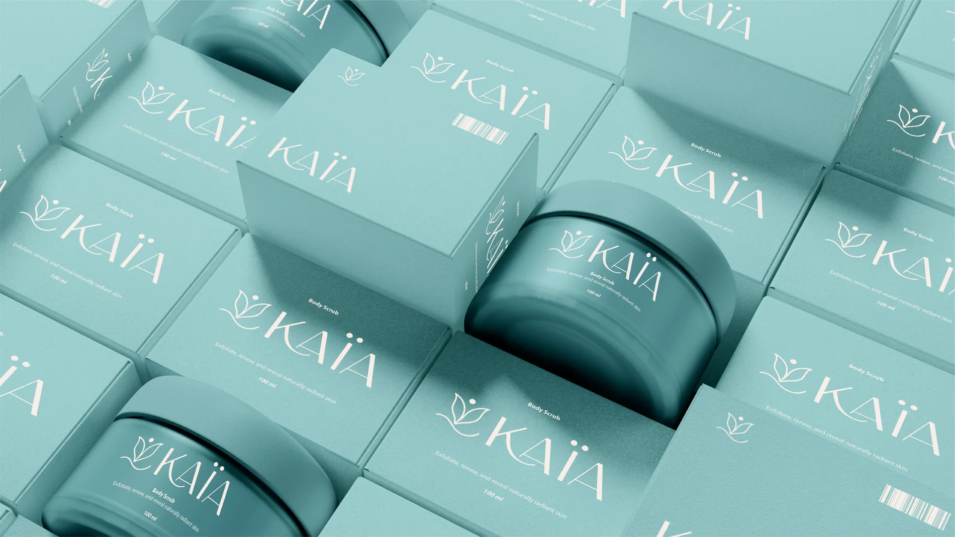 KAIA beauty packaging